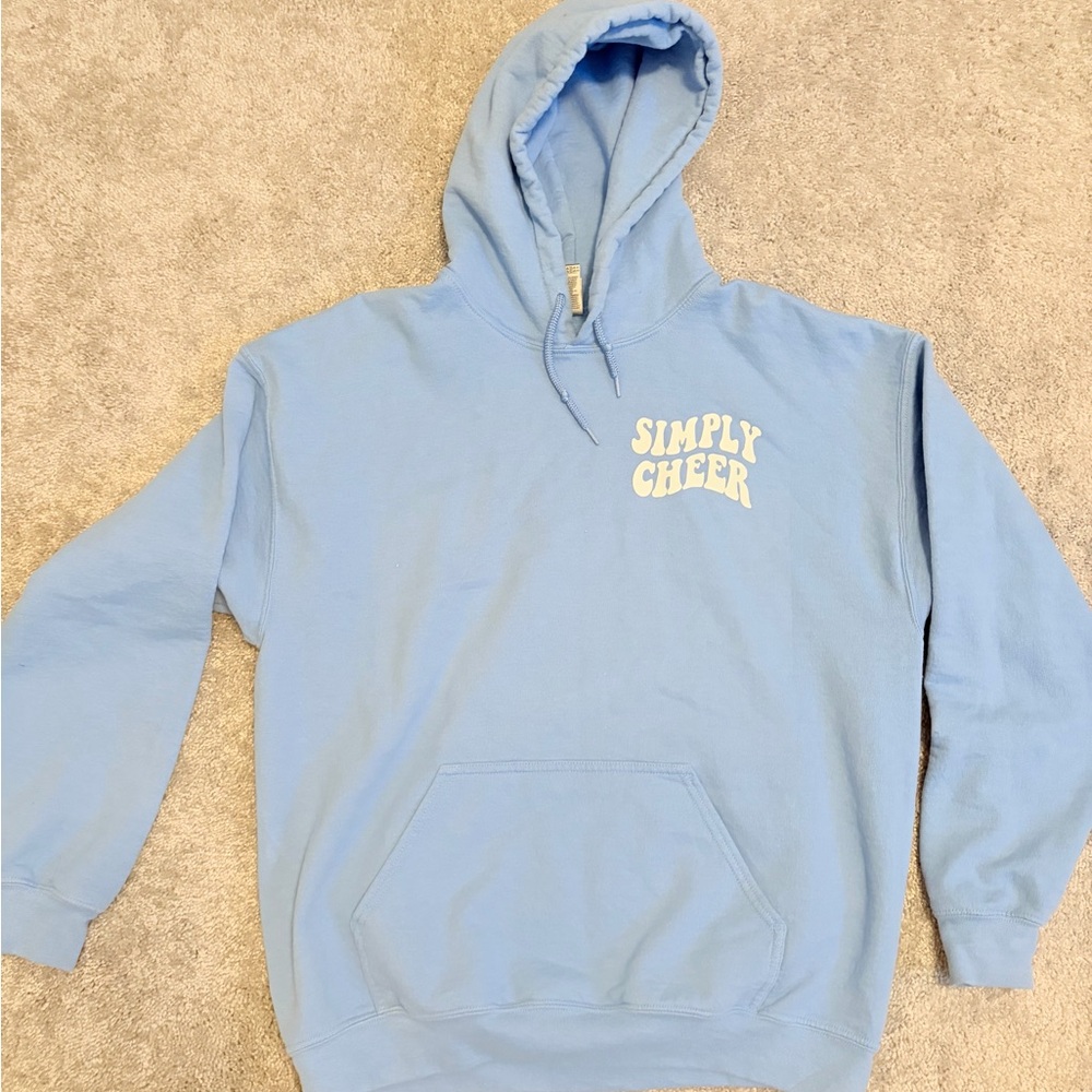 Simply Cheer Blue Hoodie